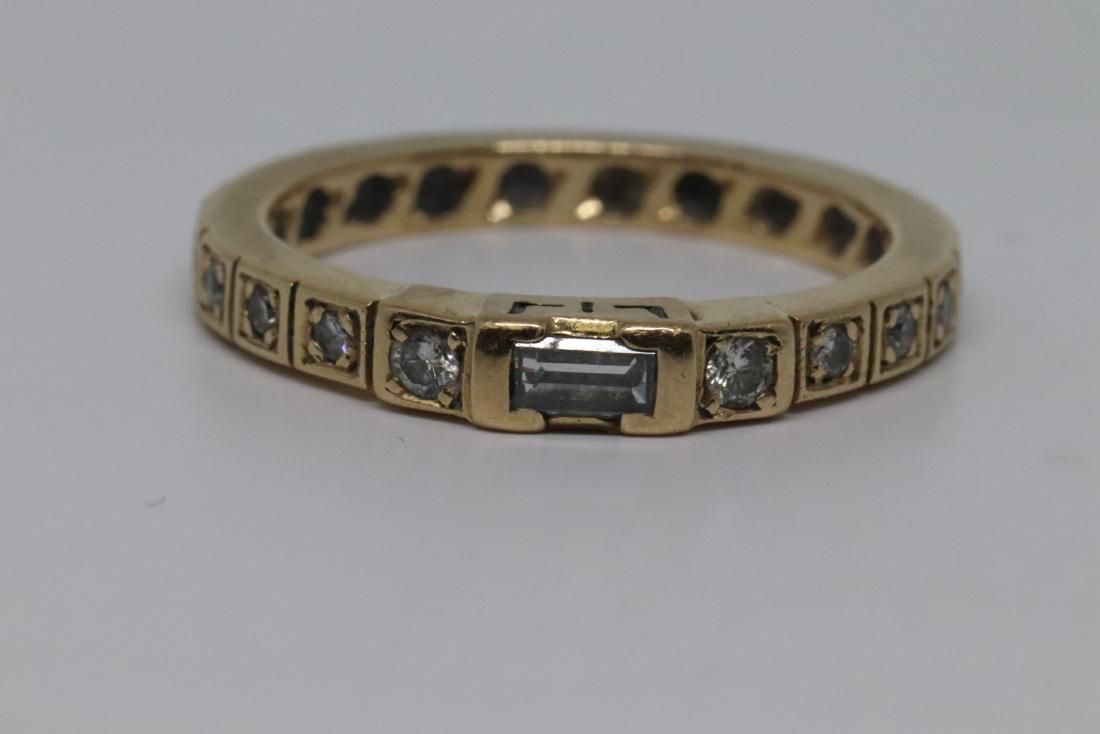 Art Deco 14Kt Diamond Band (1 of 4)