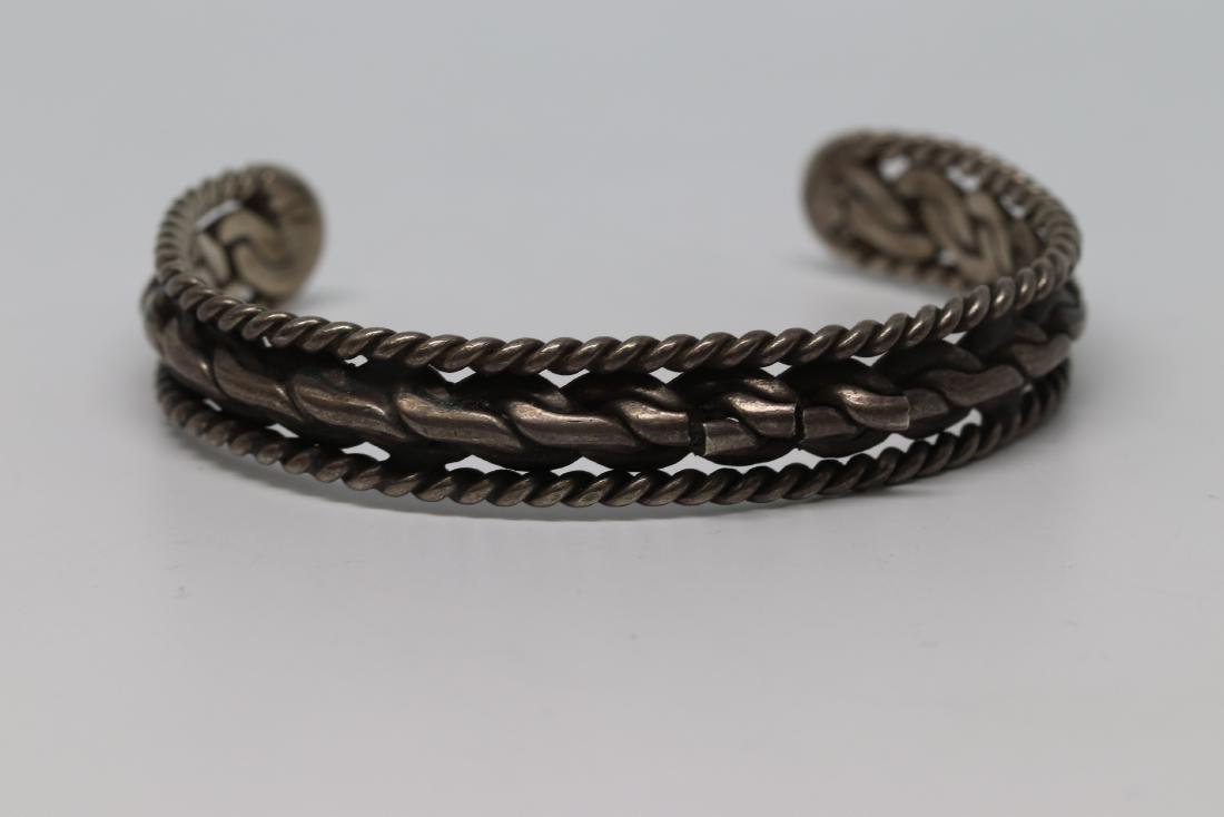 Mens Rope Cuff Bangle (1 of 2)