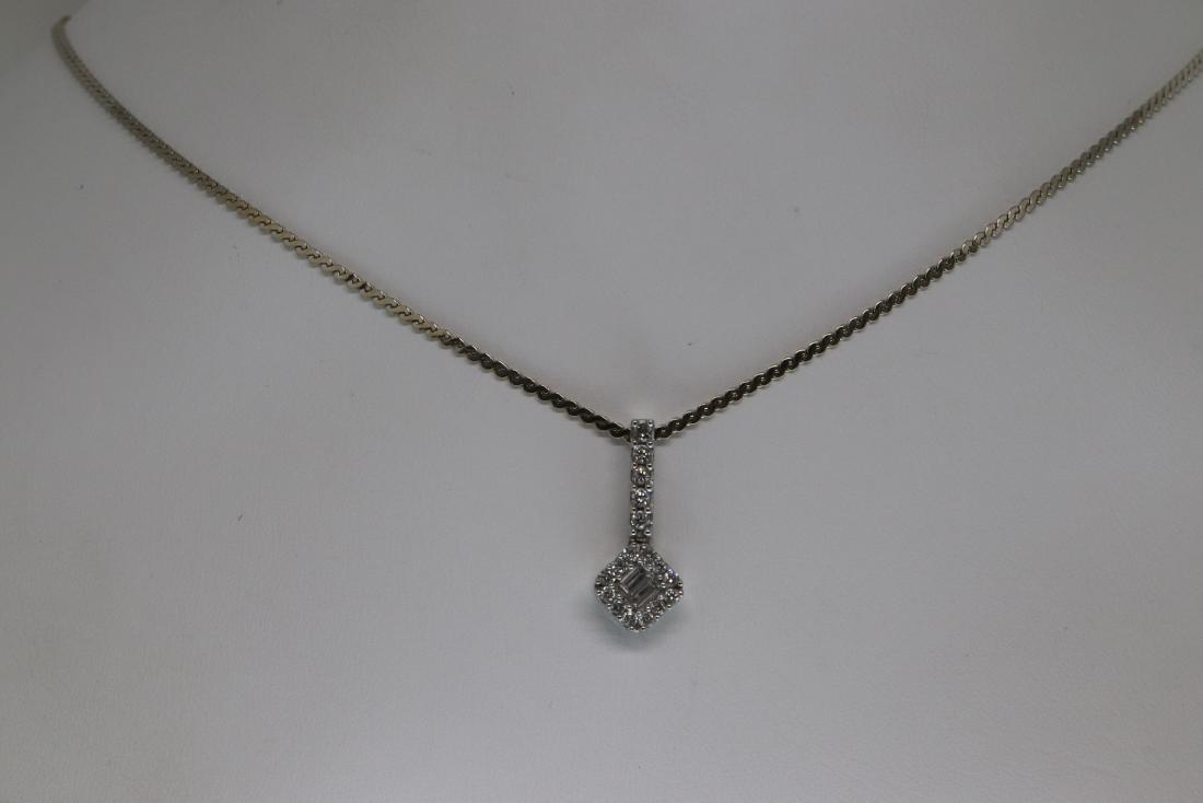 14Kt Ladies Diamond Necklace (1 of 3)