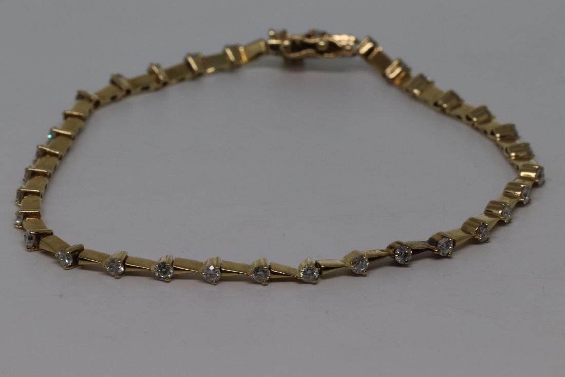 Diamond Bracelet 14Kt (1 of 3)