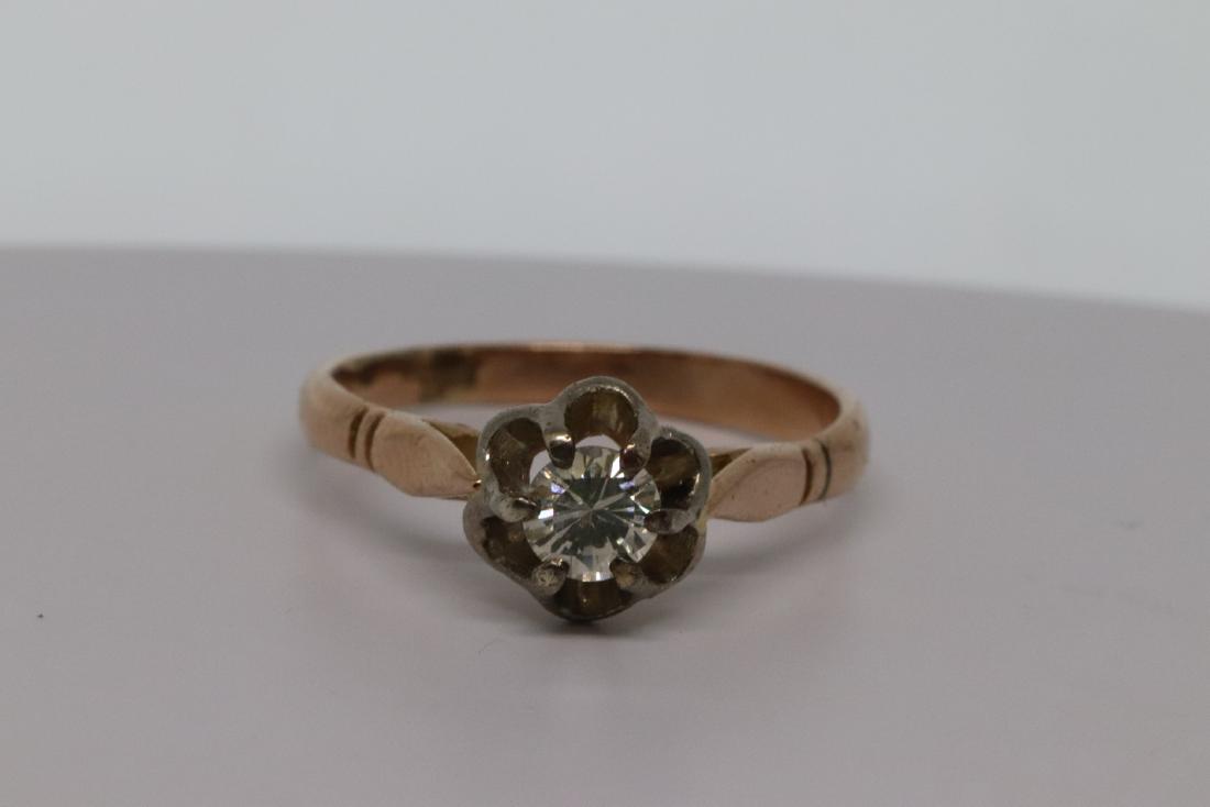 Art Deco Diamond Ring 14kt (1 of 5)
