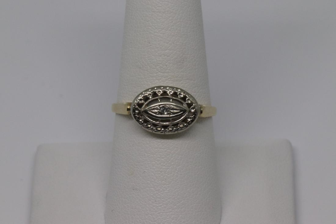 Art Deco 14KT Ladies Diamond ring (1 of 4)