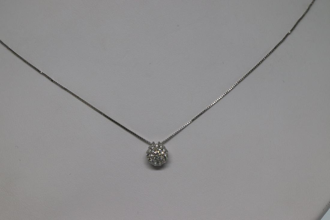 14Kt Diamond Necklace (1 of 3)