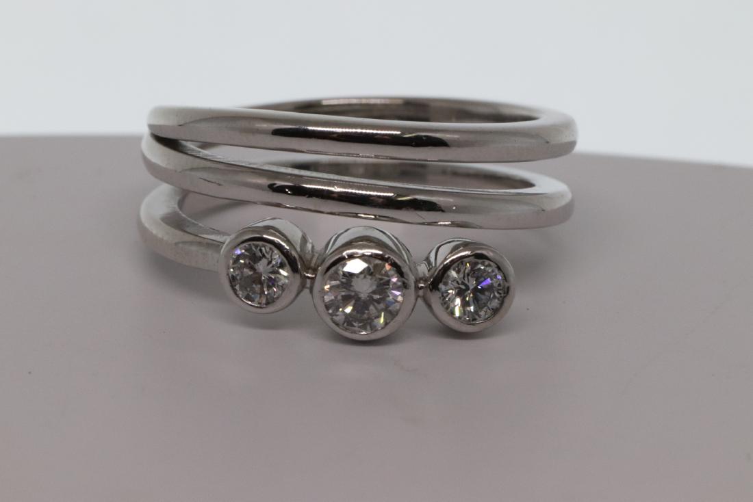 14Kt Modern Diamond Ring (1 of 6)