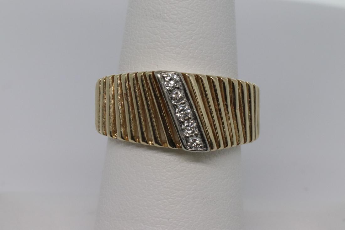 Ladies Diamond Ring 14kt (1 of 4)