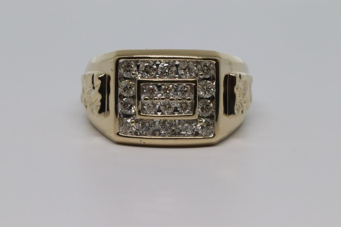 14kt Men's Diamond Ring (1 of 5)