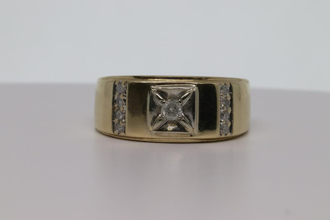 Men's Art Deco Diamond Ring (1 of 3)