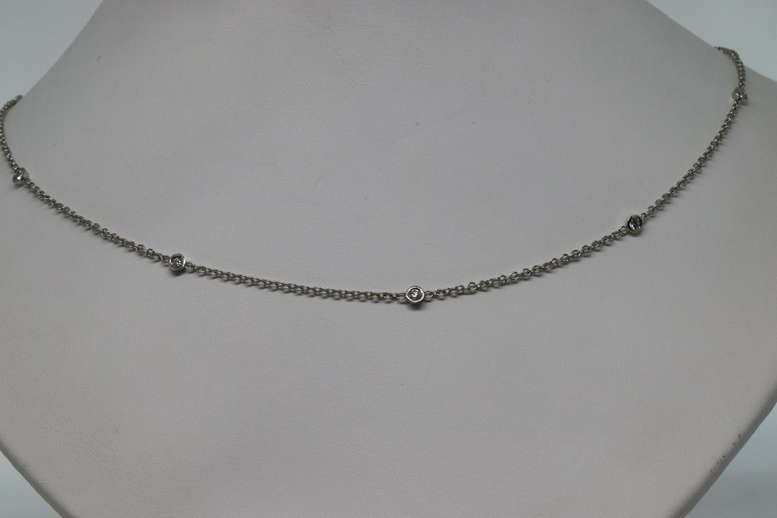 14kt Diamond By The Yard Necklace (1 of 5)