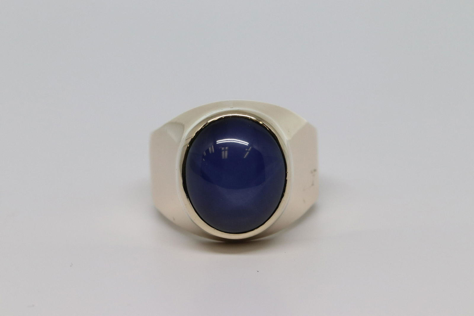 14Kt Men's Star Sapphire Ring (1 of 3)