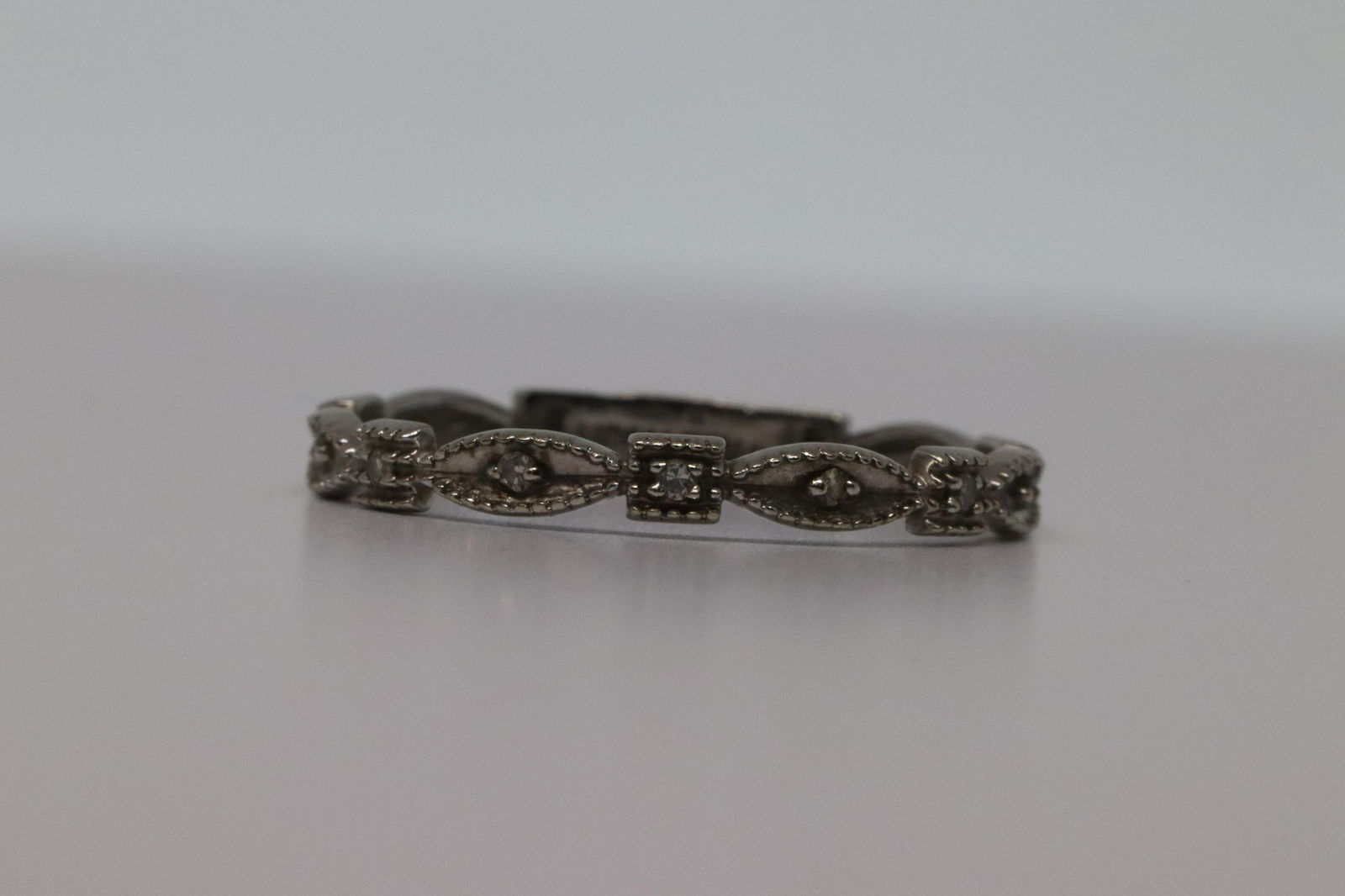 14Kt Art Deco Diamond Ring (1 of 4)