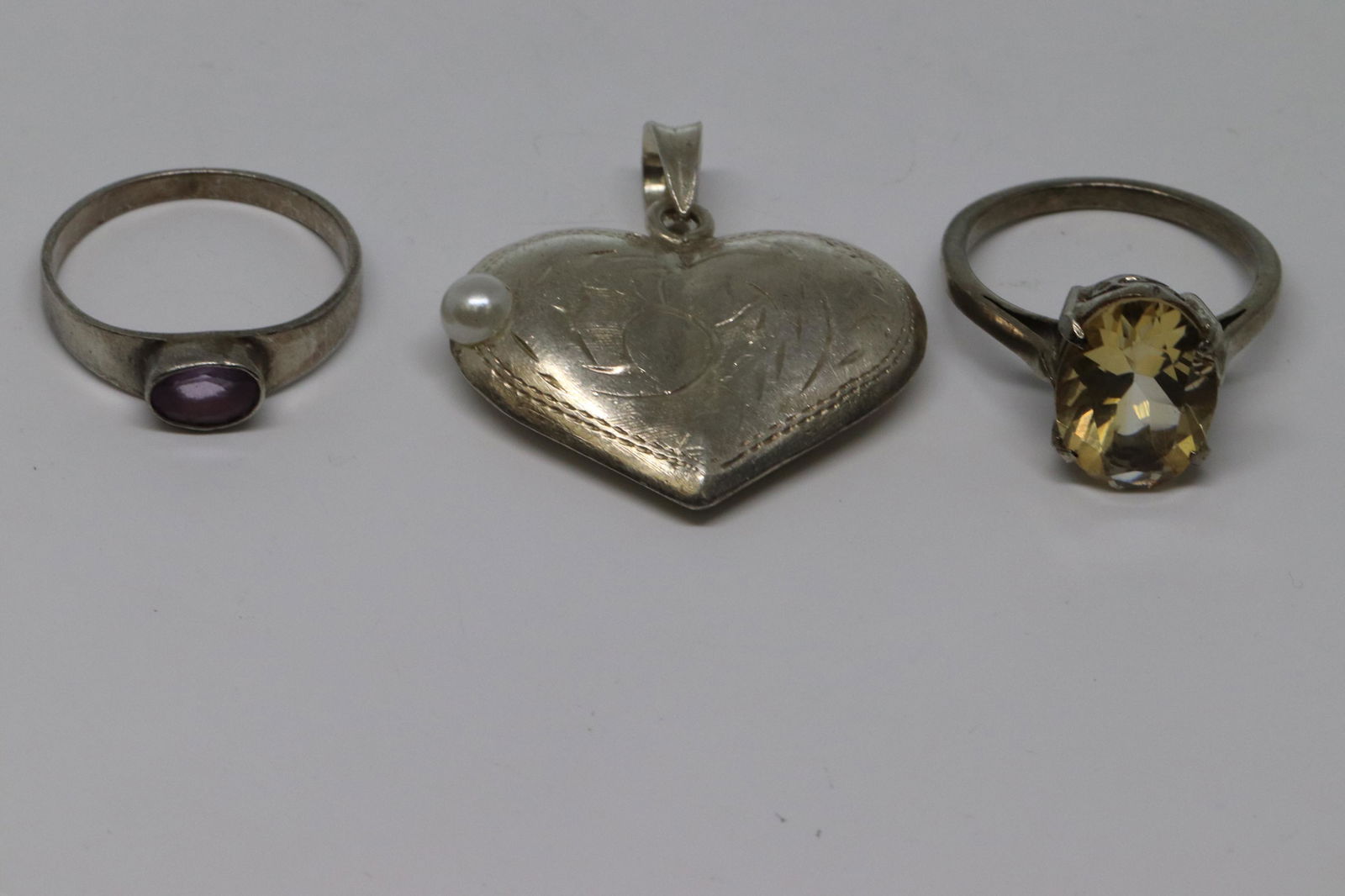 Mix Lot Of 3 Ladies 925 Silver Jewelry (1 of 4)