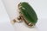Vintage Art Deco 14k Jade Ring. - 3