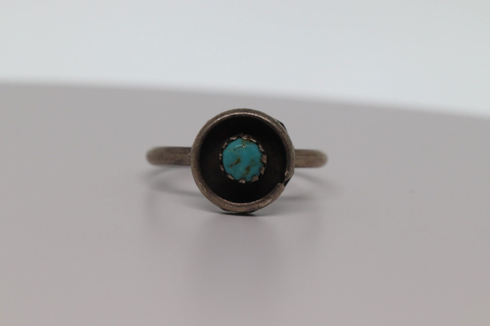 Native American Turquoise Silver Ring (1 of 3)