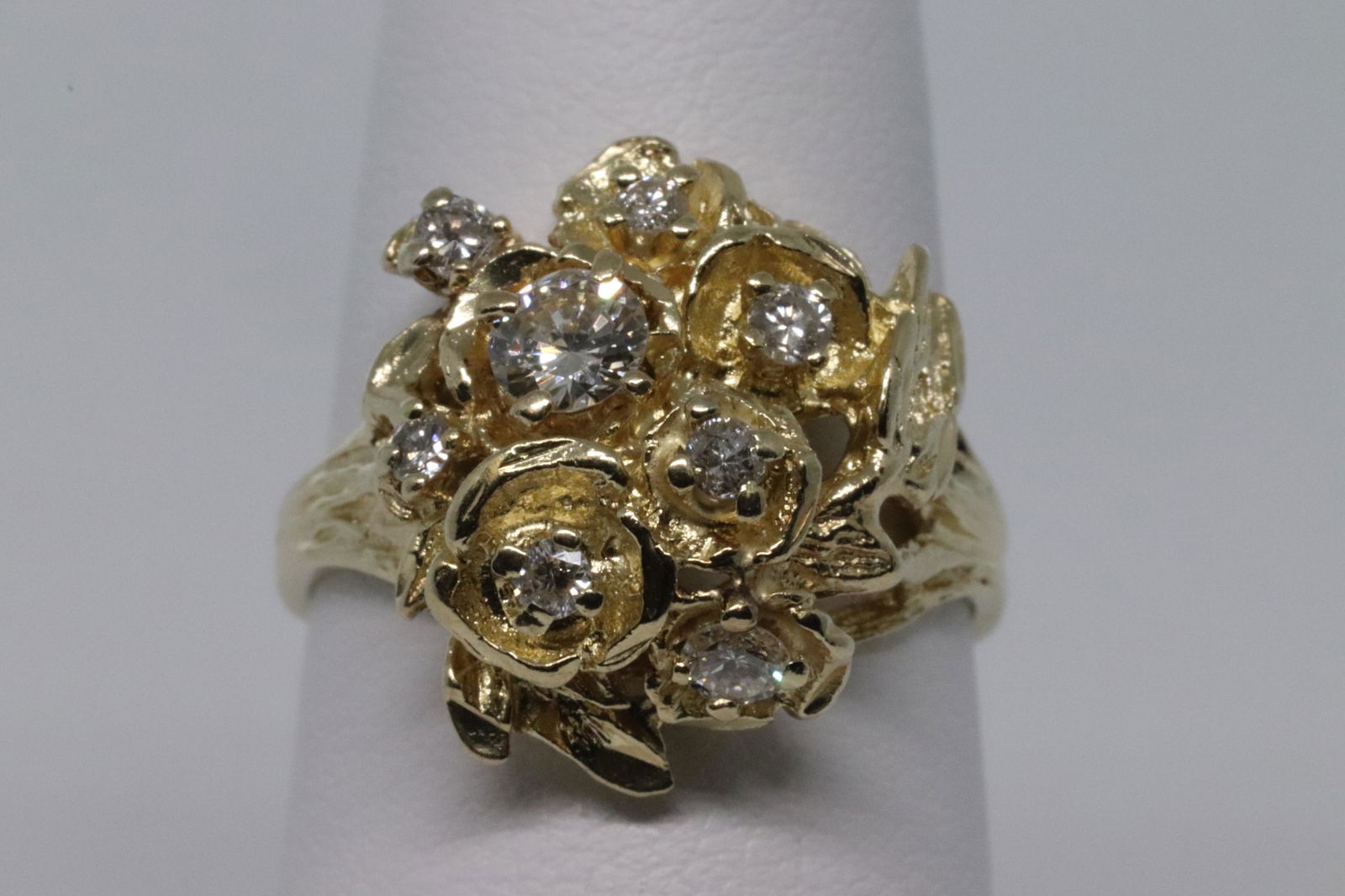 14k Art Deco Diamond Ring (1 of 3)