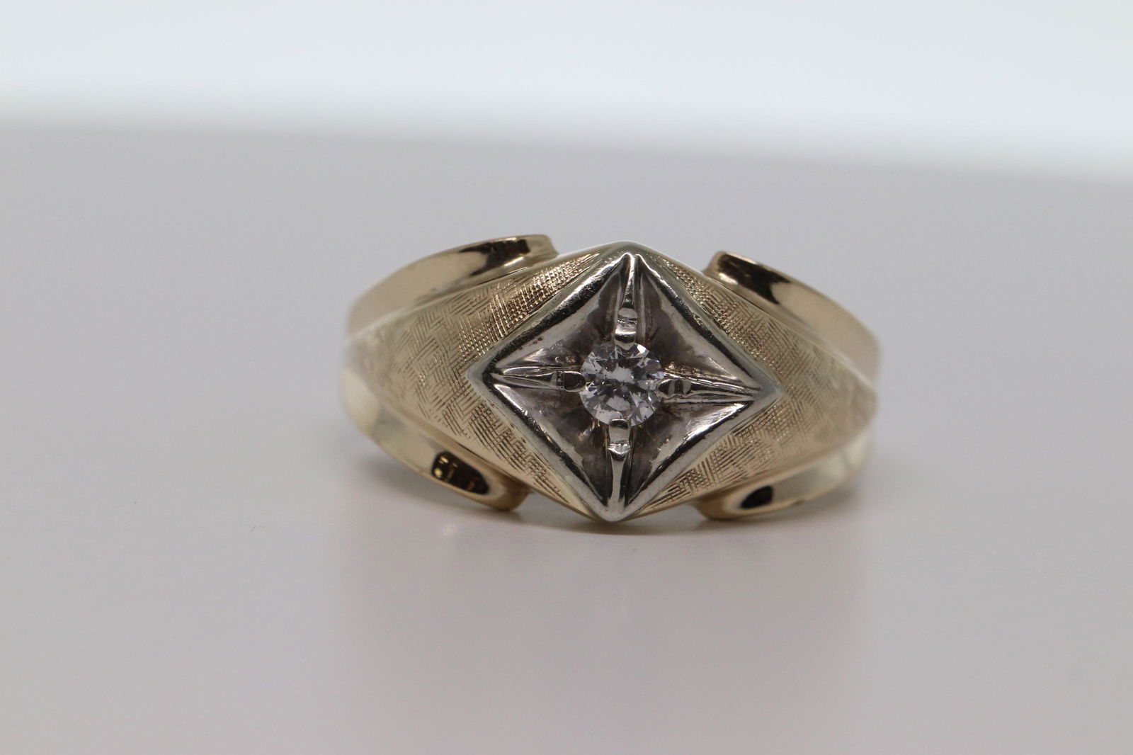 Art Deco men's Diamond Ring (1 of 3)