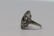 18kt Art Deco Diamond and Sapphire Ring. - 3