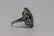 18kt Art Deco Diamond and Sapphire Ring. - 4