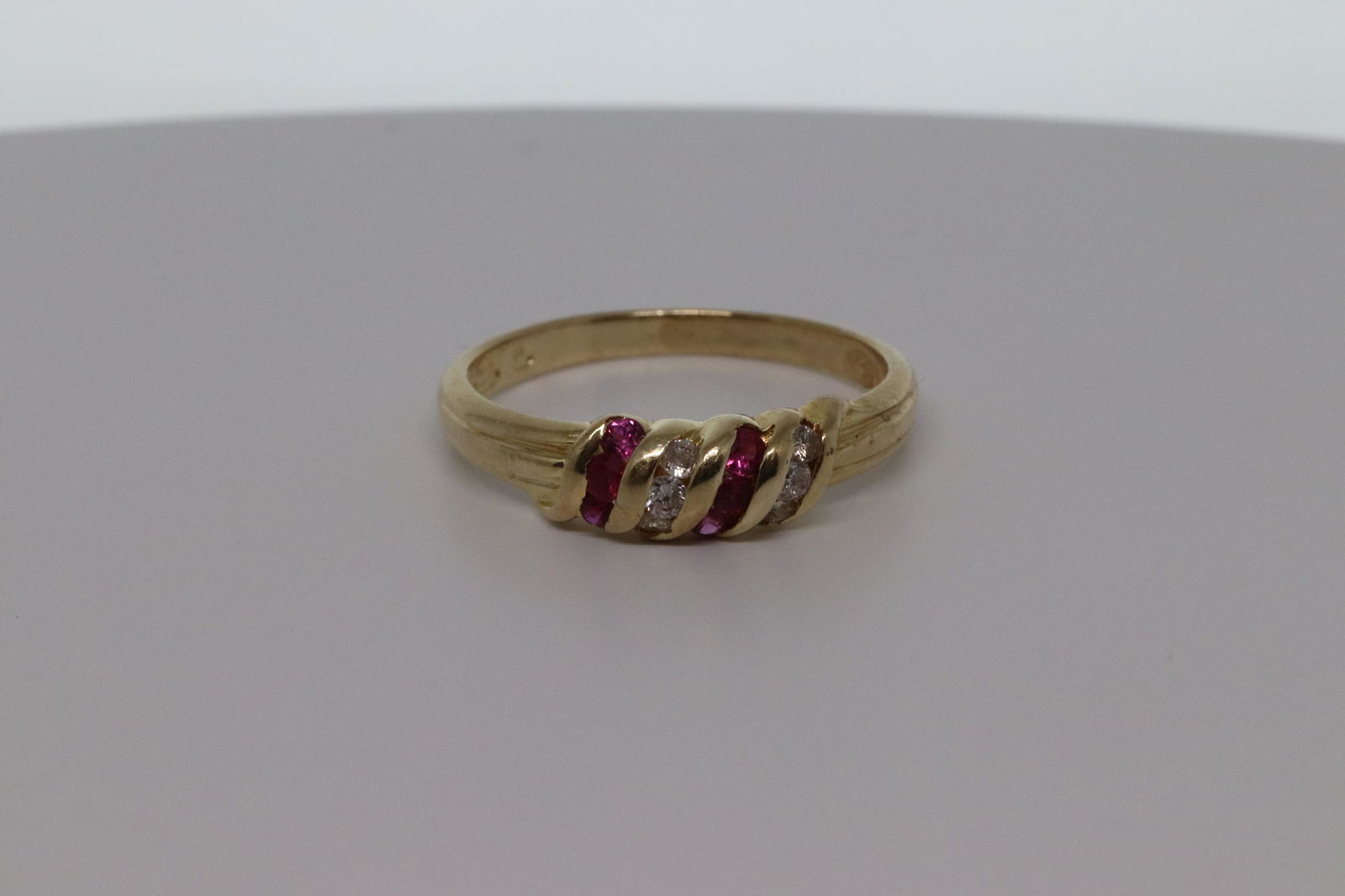 14kt Diamond And Ruby Ring (1 of 5)