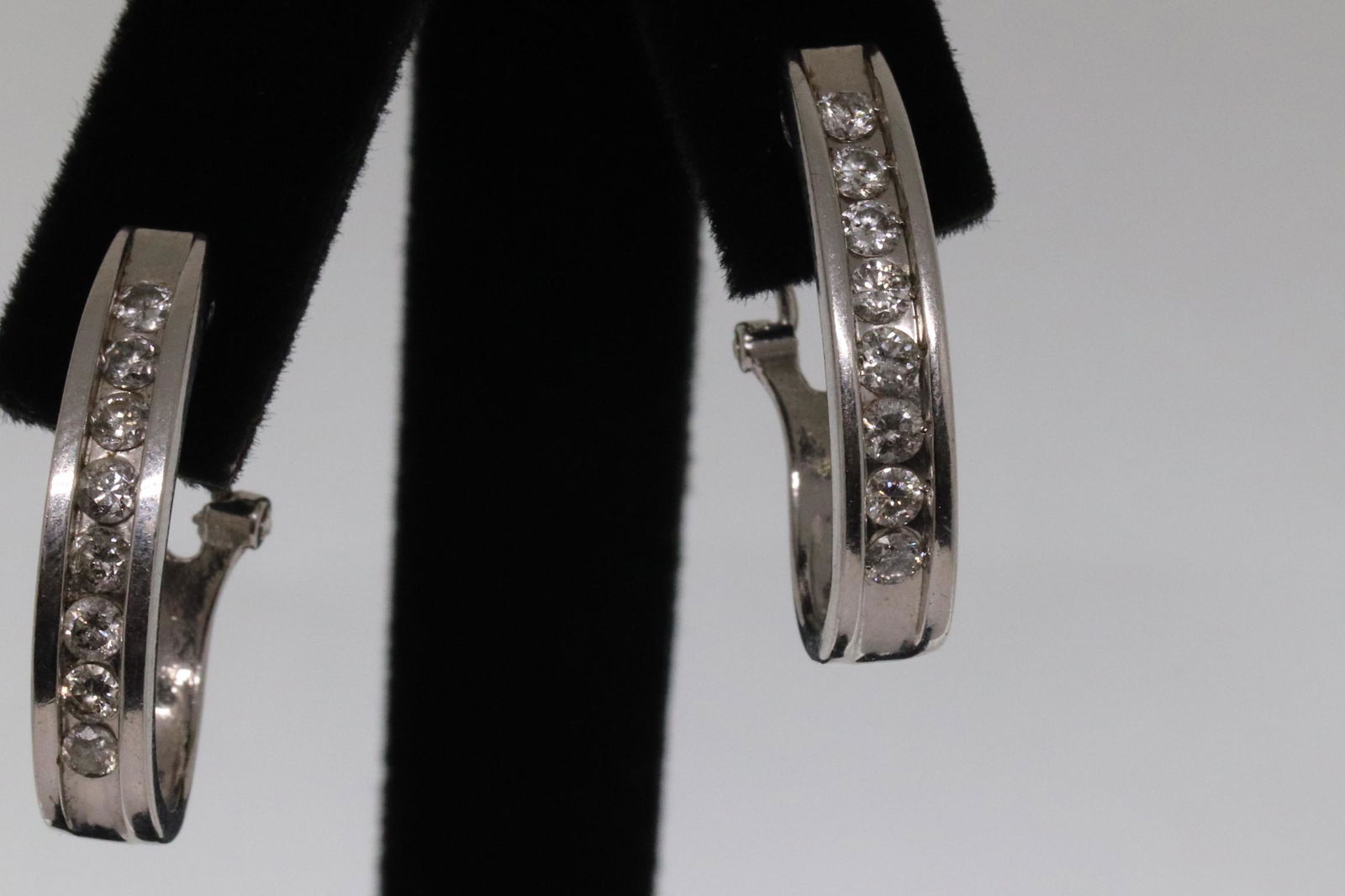 14kt Ladies Diamond Earrings (1 of 4)