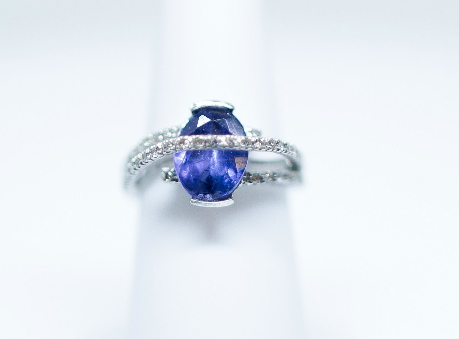 14k Tanzinite Ring/ Diamonds (1 of 2)