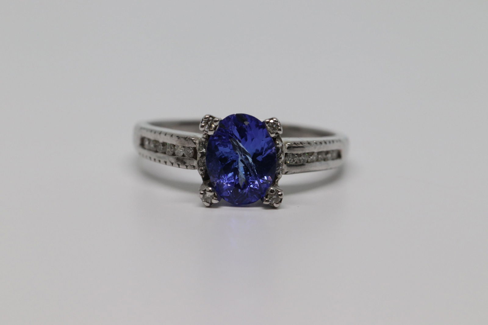Tanzinite Diamond Ring (1 of 5)