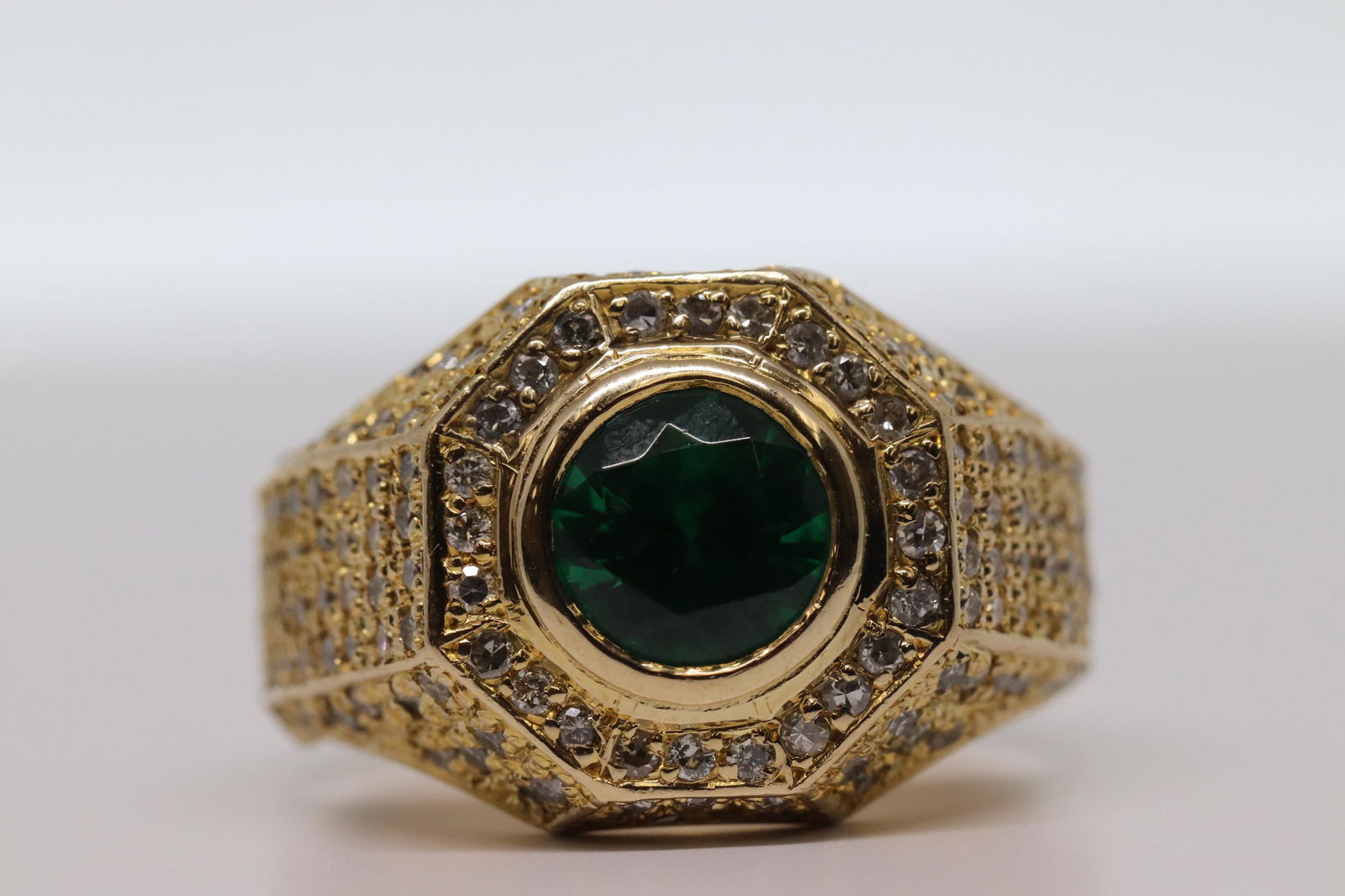 14Kt Men's Diamond Ring (1 of 5)