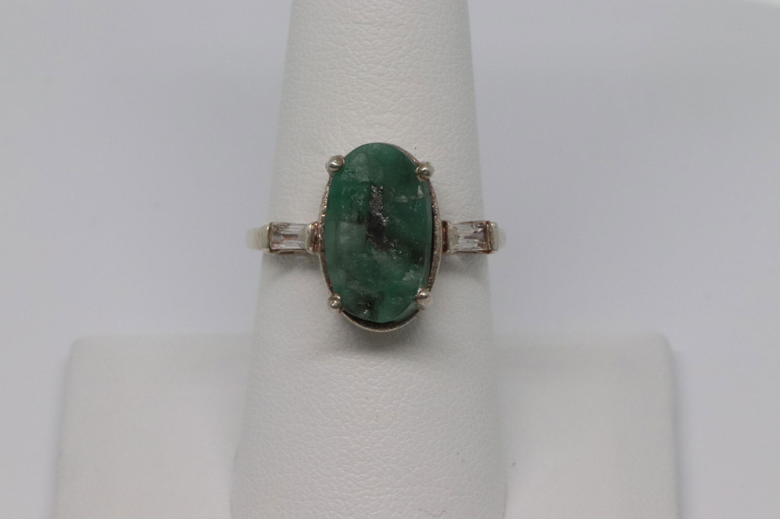 925 Art deco design ring (1 of 3)