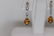 14Kt Ladies Diamond & Citrine Earrings - 2