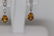 14Kt Ladies Diamond & Citrine Earrings - 3