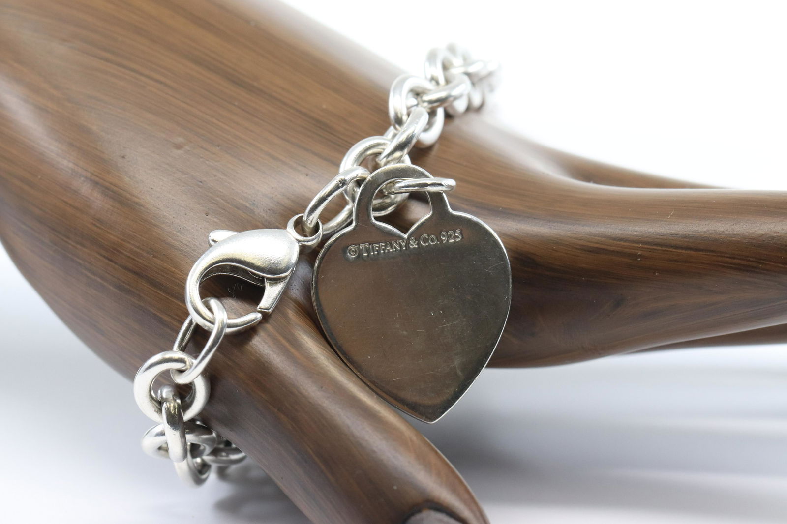 Tiffany & Co Sterling Silver Blank Heart Tag Charm (1 of 3)