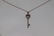 Rose Gold Diamond Key Necklace