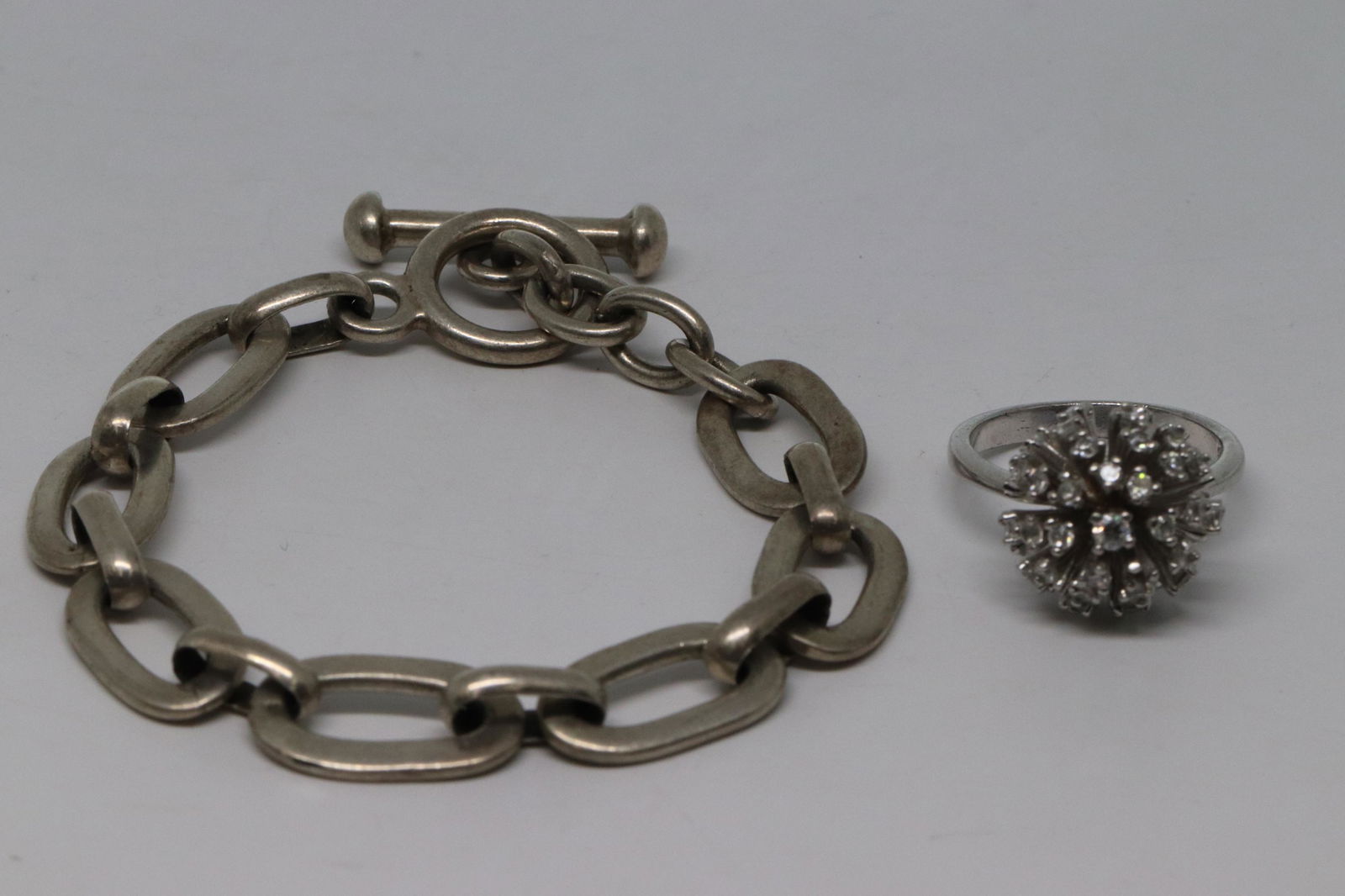 925 silver ring and bracelet (1 of 4)