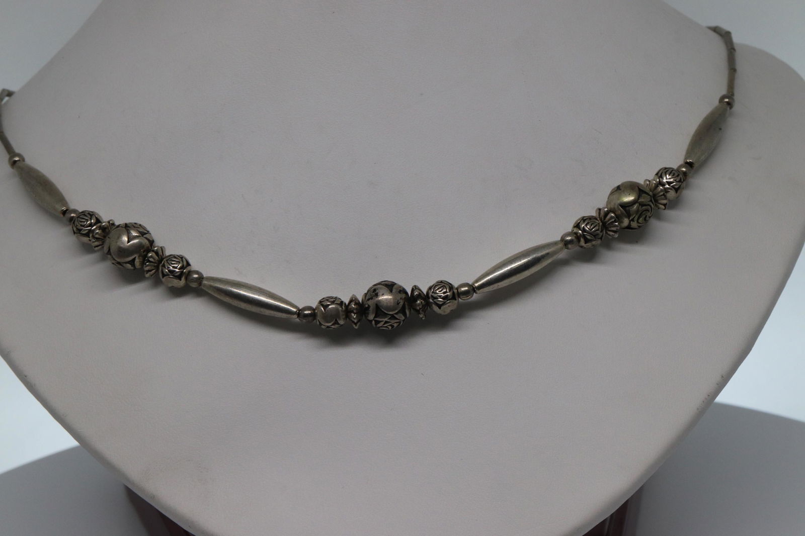 Ladies vintage necklace 925 silver (1 of 6)