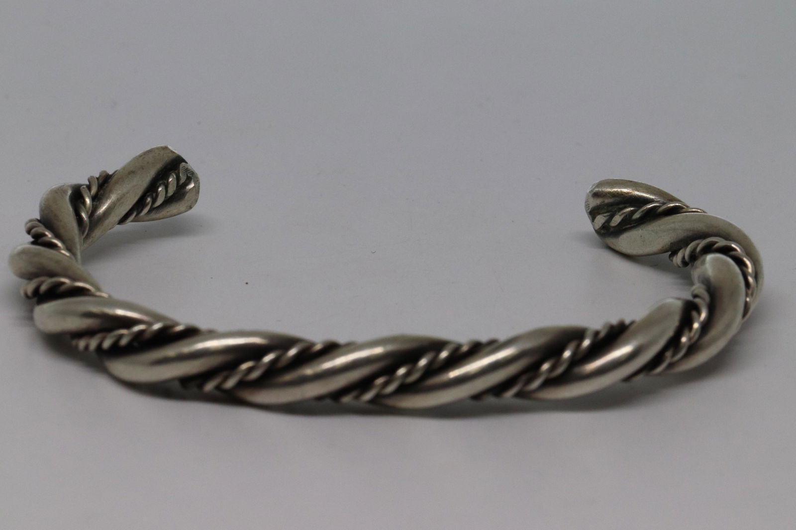 Silver Cuff Bangel Wire design (1 of 3)