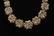 Ladies 925 Silver Multi Color Flower Necklace