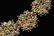 Ladies 925 Silver Multi Color Flower Necklace - 3