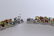 Ladies 925 Silver Multi Color Flower Necklace - 9