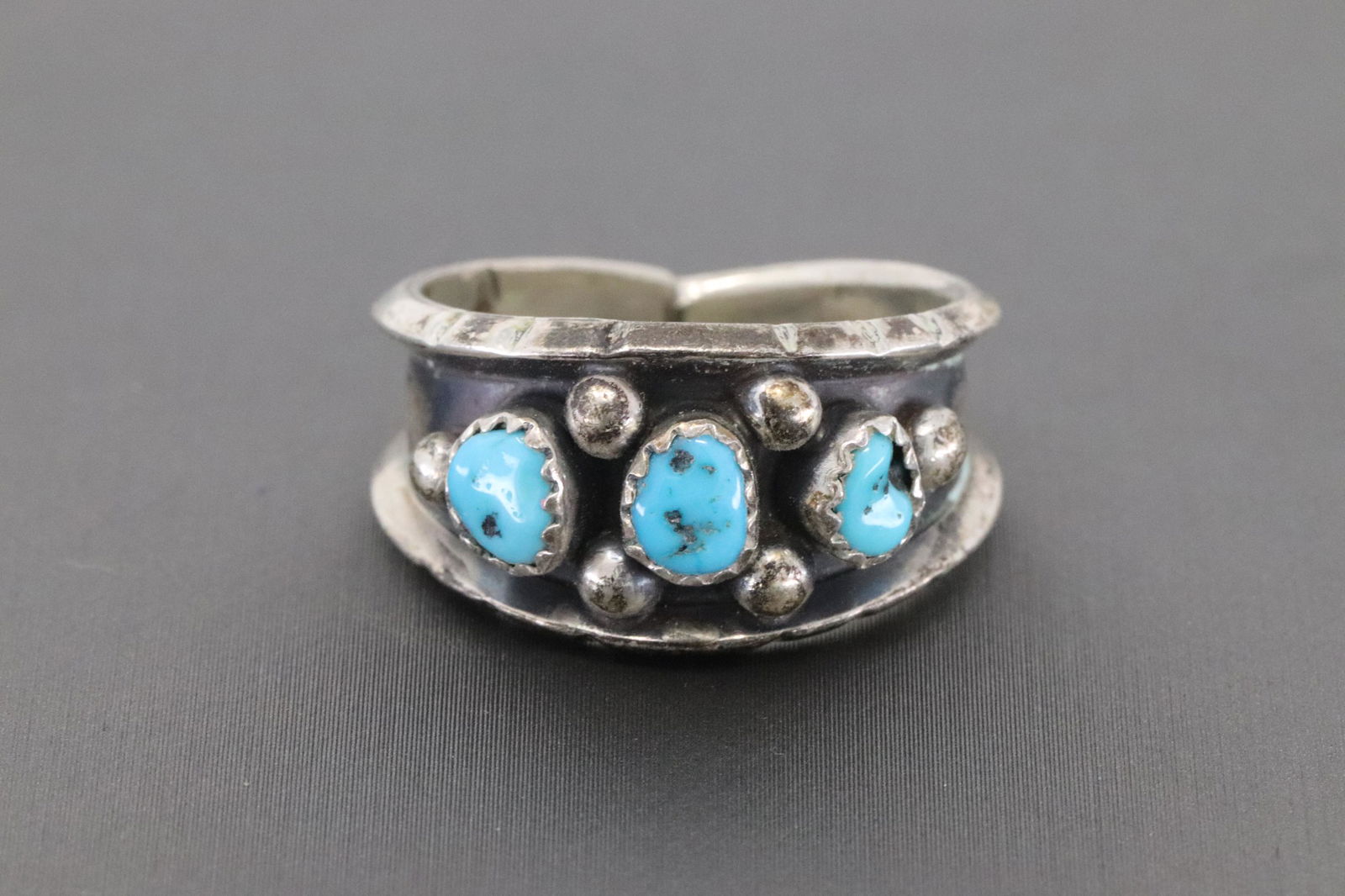 925 silver vintage Turquoise ring (1 of 5)