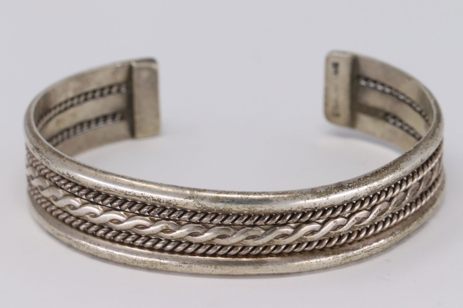 Ladies Sterling silver Bangle (1 of 3)