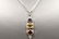 925 Silver Multi Color Stones Necklace.