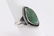 Ladies 925 Silver green turquoise Ring - 3
