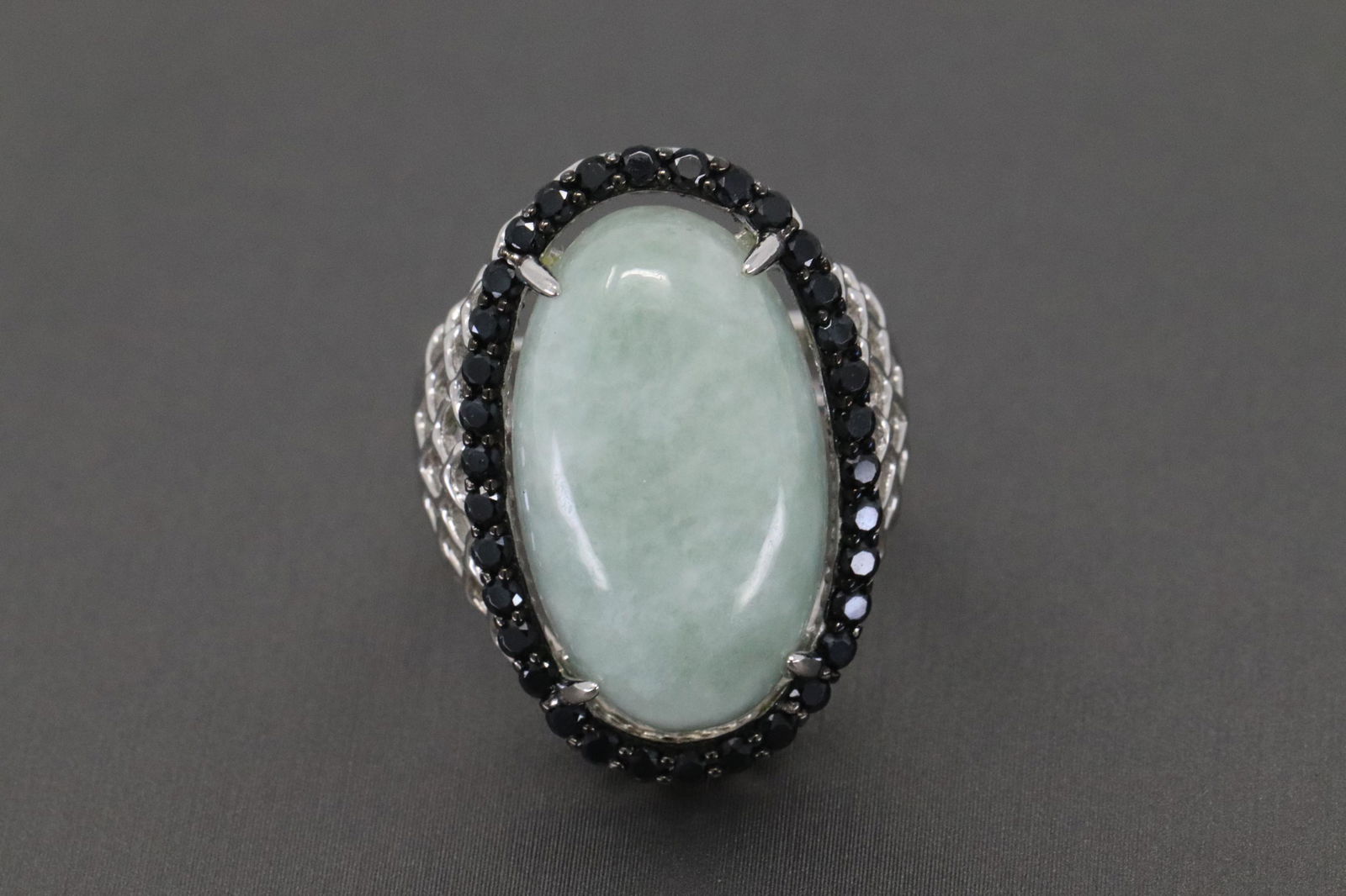 925 Silver Jade Ring (1 of 3)