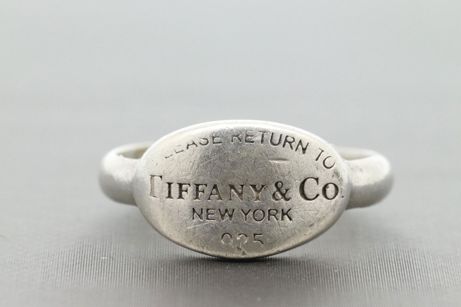 Please Return to Tiffany & Co. T & Co. Silver 925 Oval (1 of 3)