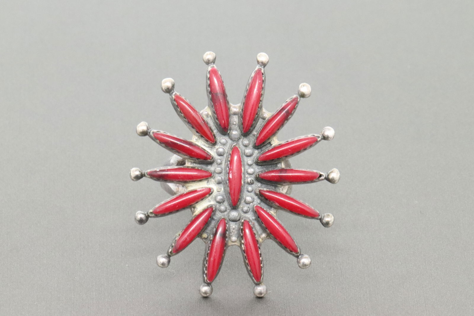 925 Silver Art Deco Design Ring. (1 of 3)