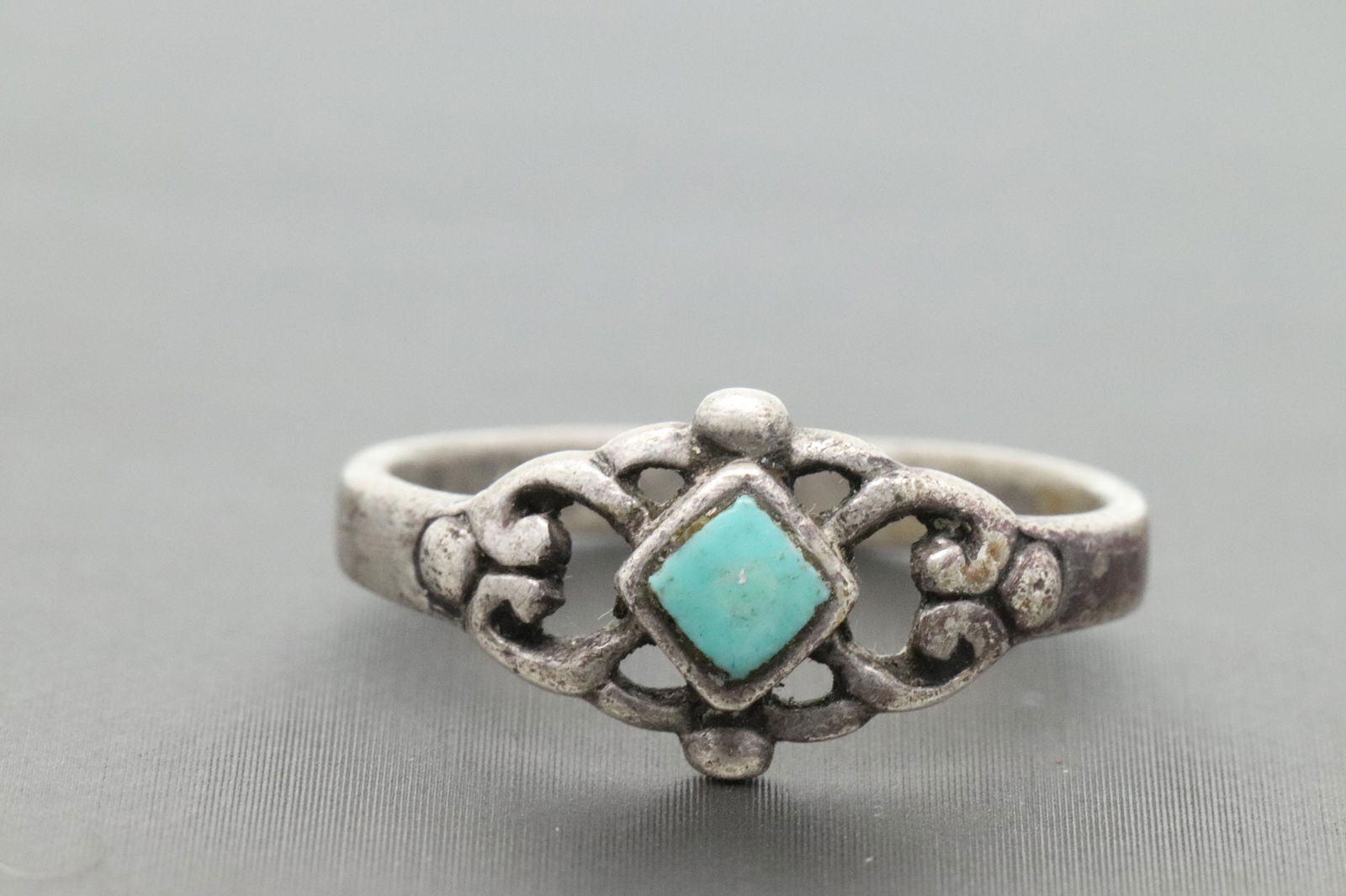 Ladies 925 Art Deco Design Ring (1 of 3)