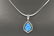 Ladies Blue Opal Necklace.
