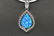 Ladies Blue Opal Necklace. - 3
