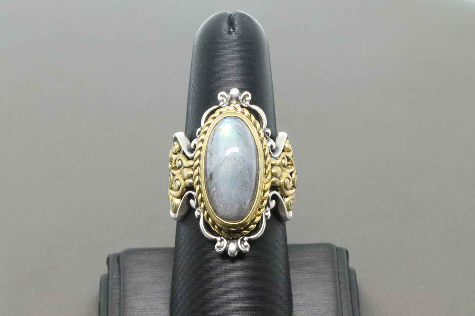 Sterling Silver and Yellow Brass Ring. (1 of 6)