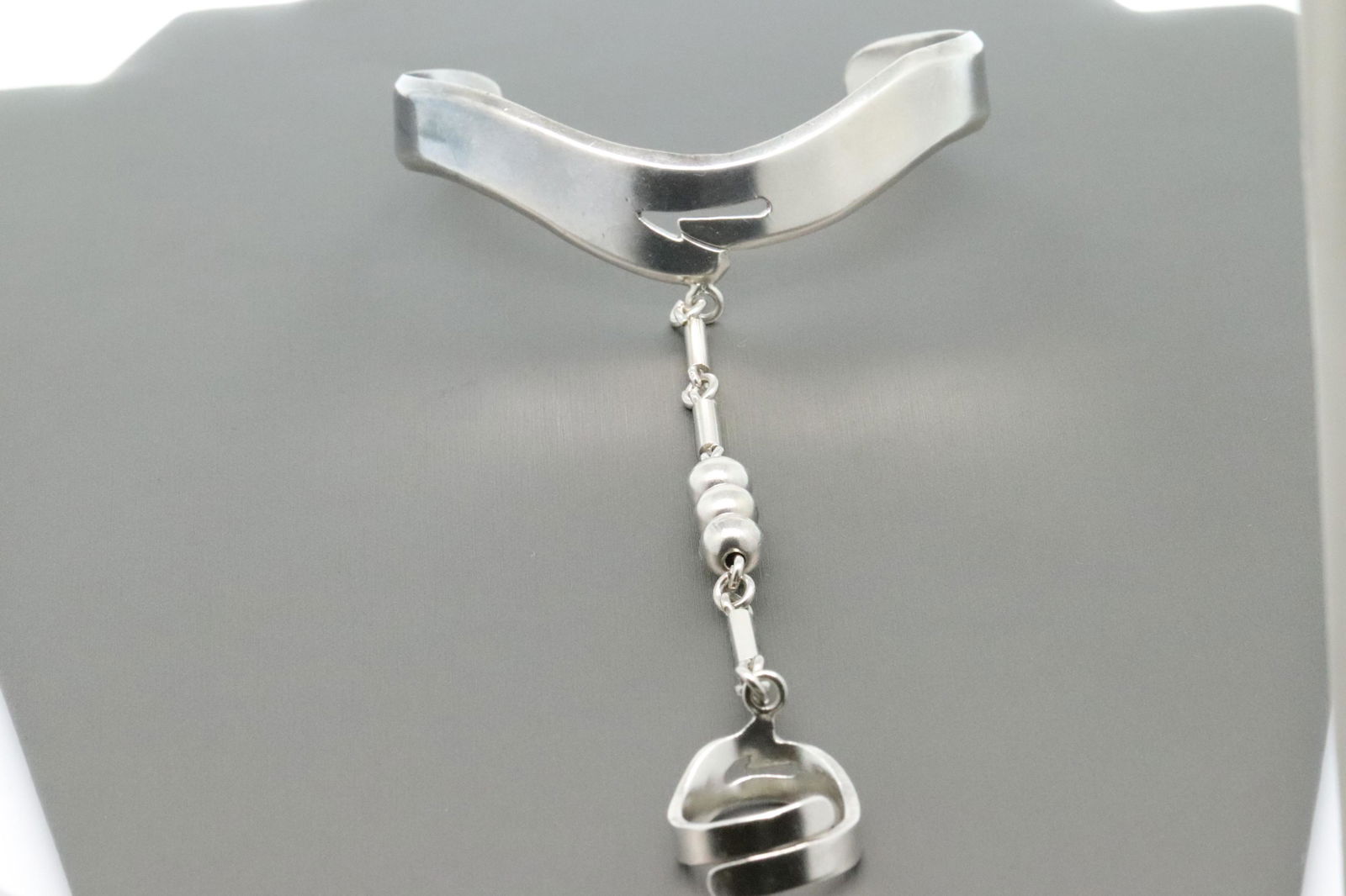 Slave Cuff Bracelet with Attached Ring (1 of 6)