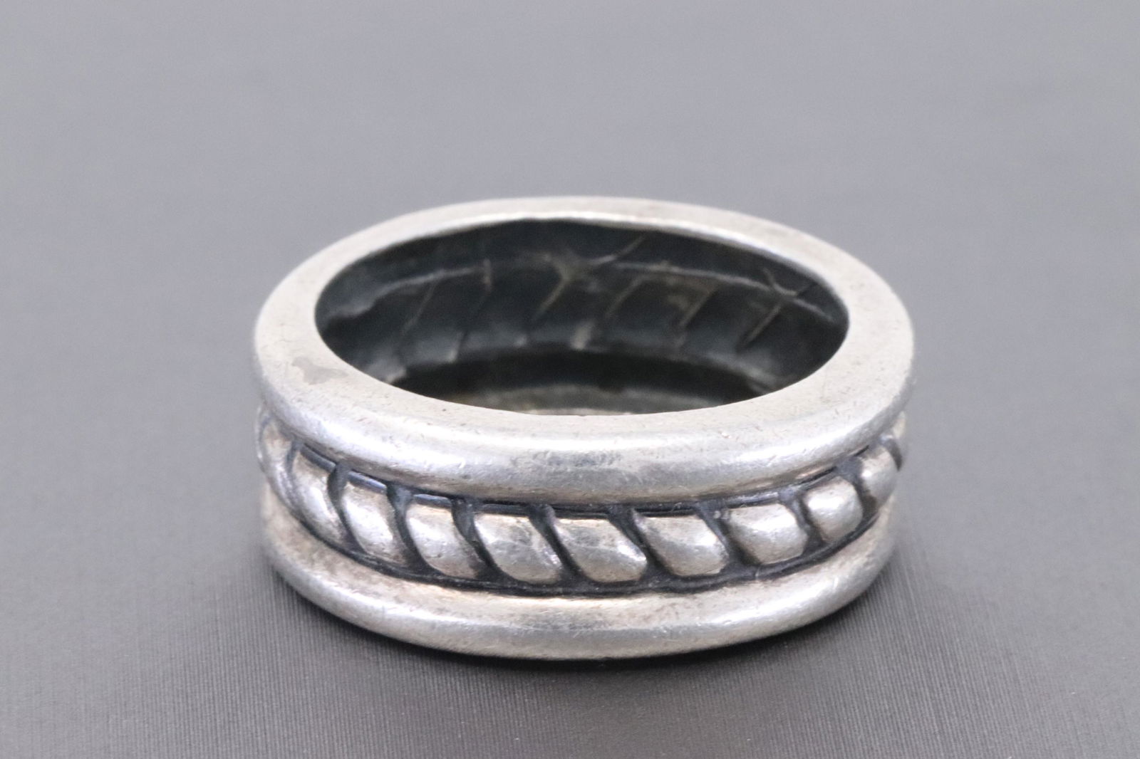 925 Silver Mens Ring. (1 of 4)